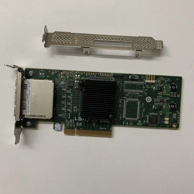 Alt view image 2 of 5 - NEW LSI SAS 9200-8E Logic Controller Card PCIe2 SATA 6GB 2 Ports RAID IT Mode
