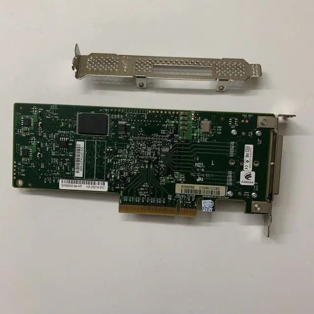 Alt view image 3 of 5 - NEW LSI SAS 9200-8E Logic Controller Card PCIe2 SATA 6GB 2 Ports RAID IT Mode