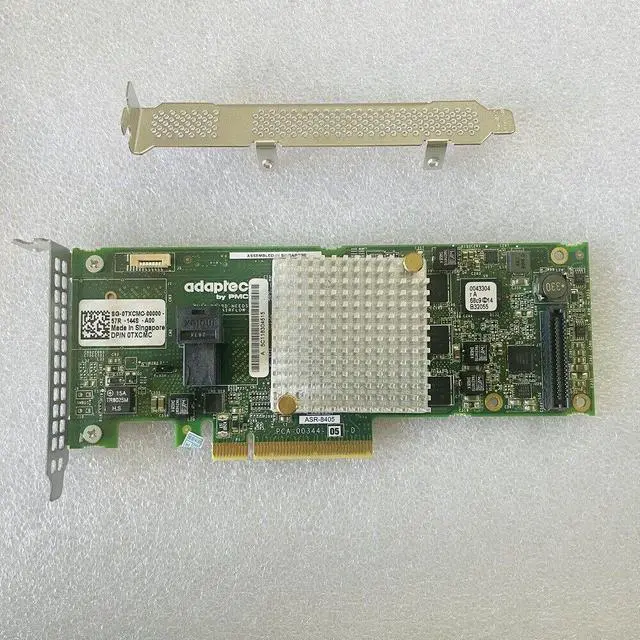 Alt view image 4 of 4 - Adaptec ASR-8405 12Gb/s SAS RAID Controller Card + 8643 SATA cable From
