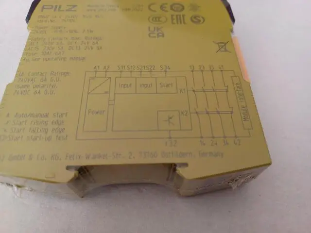 Alt view image 5 of 5 - 1PCS NEW PILZ safety relay PNOZ s4 C 24VDC 3n/o 1n/c 751104