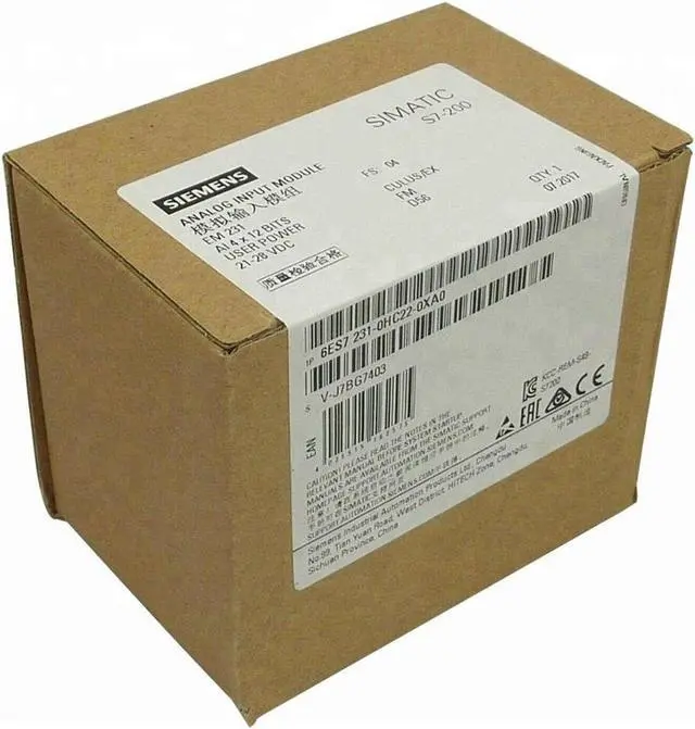 Alt view image 2 of 5 - New In Box SIEMENS 6ES7 231-0HC22-0XA0 6ES7231-0HC22-0XA0 Analog Input Module