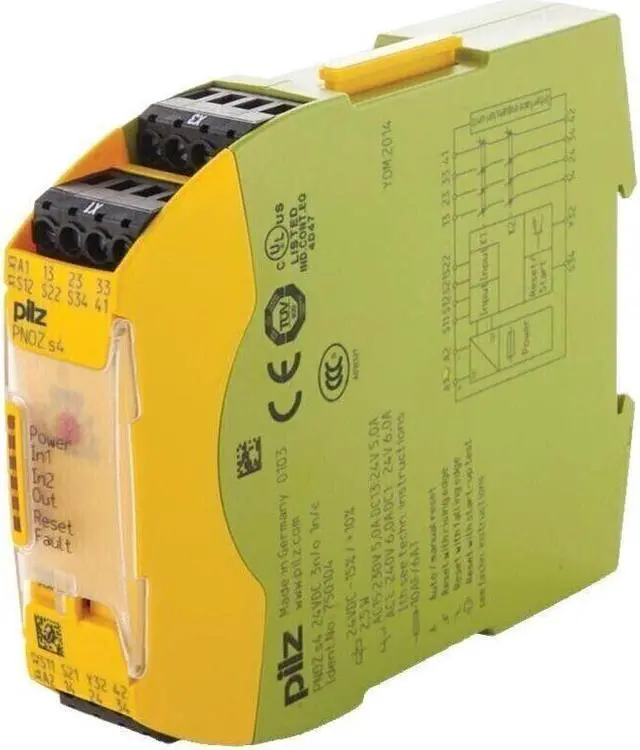 Alt view image 4 of 6 - New Sealed Pilz PNOZ S4 750104 Safety Relay 24VDC 3 N/O 1 N/C Screw Terminal