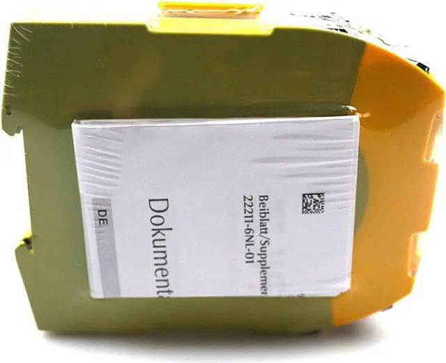 Alt view image 2 of 6 - New Sealed Pilz PNOZ S4 750104 Safety Relay 24VDC 3 N/O 1 N/C Screw Terminal