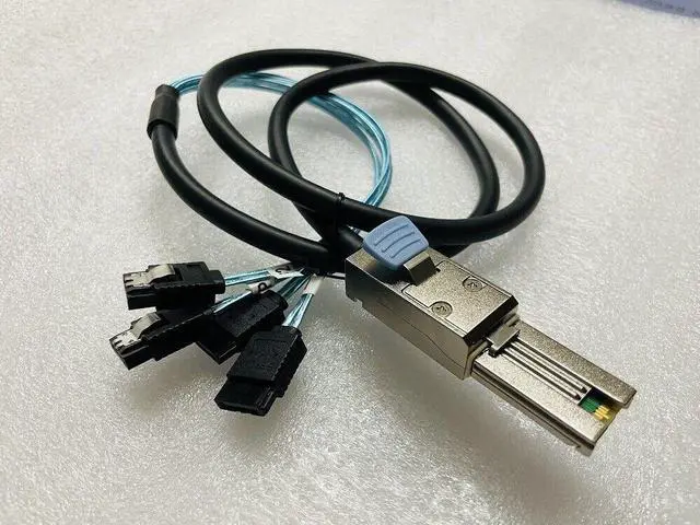 Alt view image 5 of 6 - LSI 9200-8E Controller Card PCIe 6GB 2 Ports JBOD IT Mode w/ 8088 to SATA cable