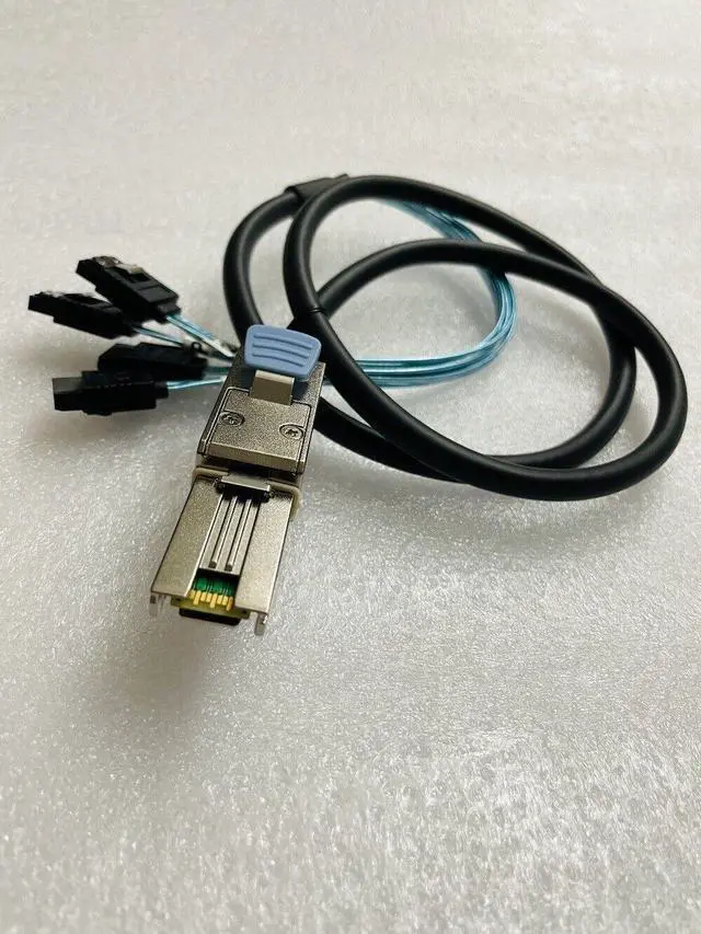 Alt view image 6 of 6 - LSI 9200-8E Controller Card PCIe 6GB 2 Ports JBOD IT Mode w/ 8088 to SATA cable