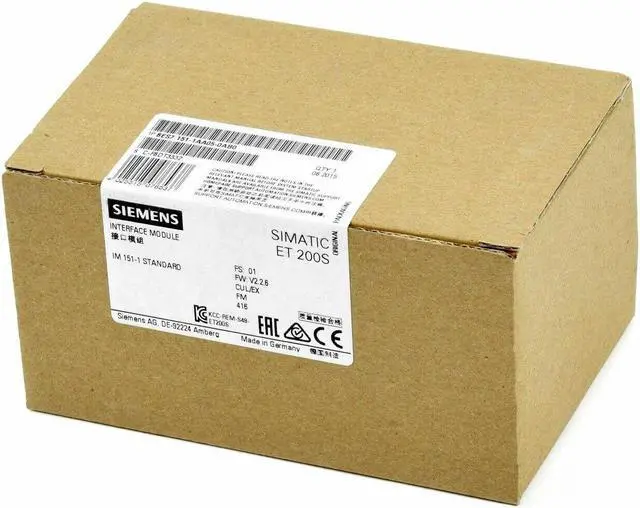 Main image of 1PCS Unopened New In Box Siemens 6ES7 151-1AA05-0AB0 6ES7151-1AA05-0AB0