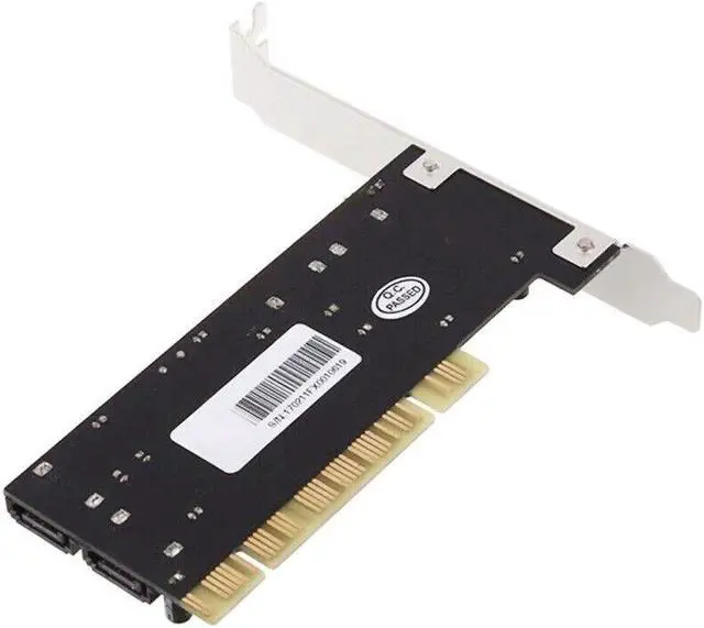 Alt view image 2 of 5 - PCI To SATA Controller Adapter Card Converter Addon