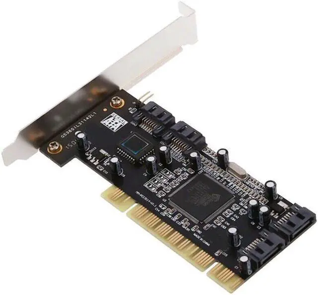 Alt view image 4 of 5 - PCI To SATA Controller Adapter Card Converter Addon