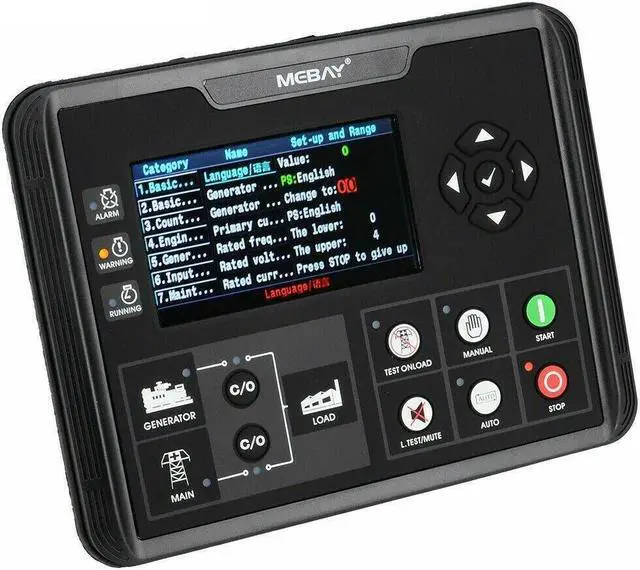 Main image of DC62D Generator Set Controller for Diesel/Gas Genset Parameters Monitoring