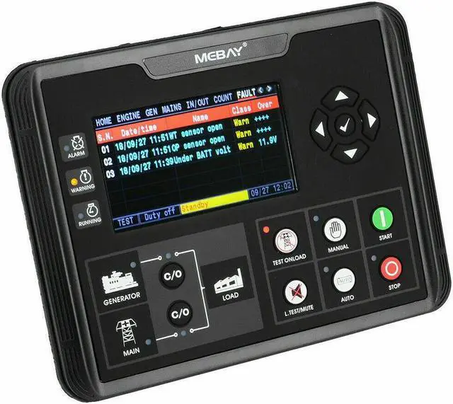 Alt view image 2 of 7 - DC62D Generator Set Controller for Diesel/Gas Genset Parameters Monitoring