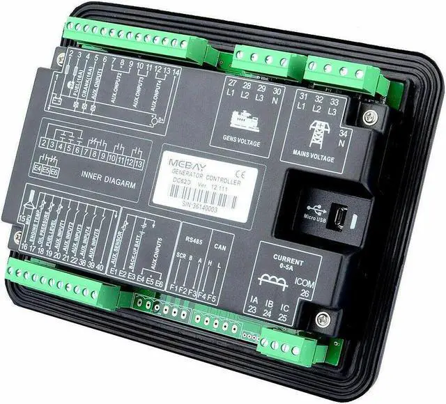 Alt view image 6 of 7 - DC62D Generator Set Controller for Diesel/Gas Genset Parameters Monitoring