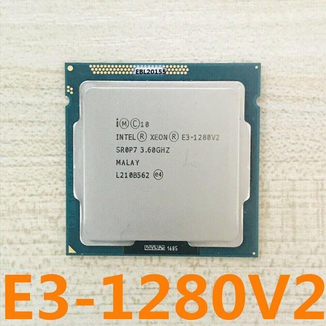 Intel Xeon E3-1280 V2 CPU Quad-Core SR0P7 3.6 GHz 8M 5 GT/s LGA