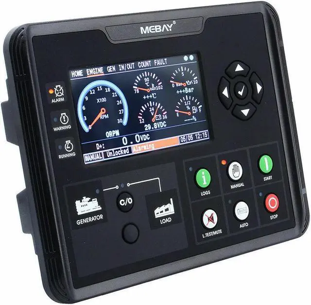 Alt view image 2 of 6 - DC60D Generator Set Controller for Diesel/Gasoline/Gas Genset Parameters Monitor