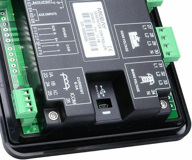 Alt view image 6 of 6 - DC60D Generator Set Controller for Diesel/Gasoline/Gas Genset Parameters Monitor