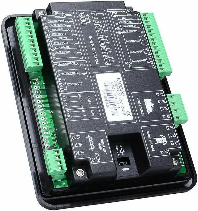 Alt view image 5 of 6 - DC60D Generator Set Controller for Diesel/Gasoline/Gas Genset Parameters Monitor