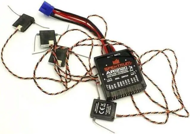 Main image of NEW AR12120 2.4G12 Channel Power Safe Receiver for SPMAR12120 with 4 Satellites