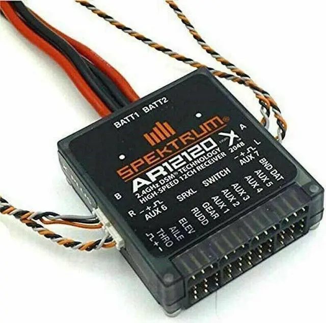 Alt view image 6 of 6 - NEW AR12120 2.4G12 Channel Power Safe Receiver for SPMAR12120 with 4 Satellites