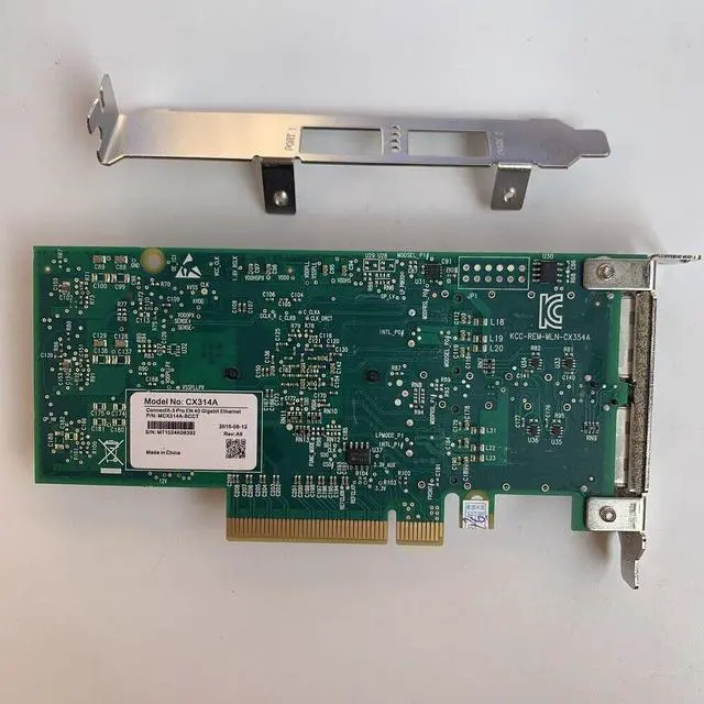 Alt view image 3 of 5 - Mellanox ConnectX-3Pro MCX314A-BCCT CX314A Dual Port 40Gb Ethernet Network Card