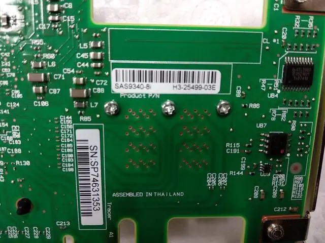 Alt view image 6 of 6 - LSI SAS 9340-8i SAS3008 M1215 12Gbps SAS HBA + 2*SFF8643 SATA Cable