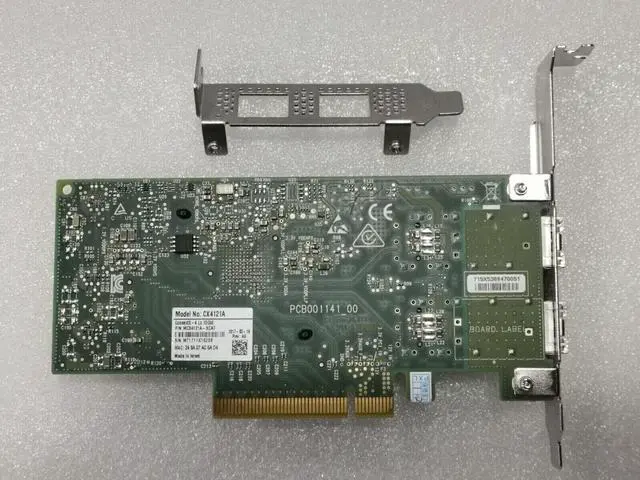 Alt view image 3 of 6 - Mellanox CX4121A MCX4121A-XCAT PCI E 3.0 ConnectX-4 10Gigabit Ethernet Card