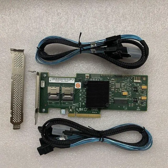 Alt view image 2 of 7 - New LSI MegaRAID 9240-8i 8ports PCI-E 6Gb RAID Controller+2PC 8087 to sata cable