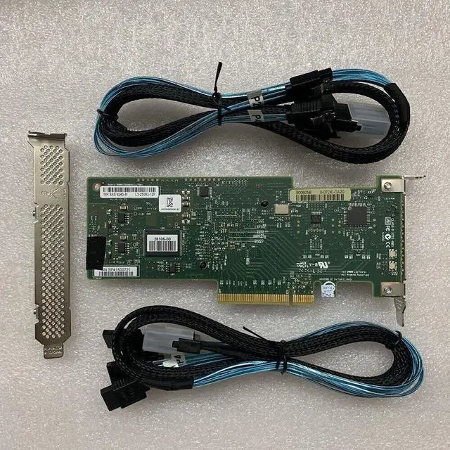 Alt view image 3 of 7 - New LSI MegaRAID 9240-8i 8ports PCI-E 6Gb RAID Controller+2PC 8087 to sata cable