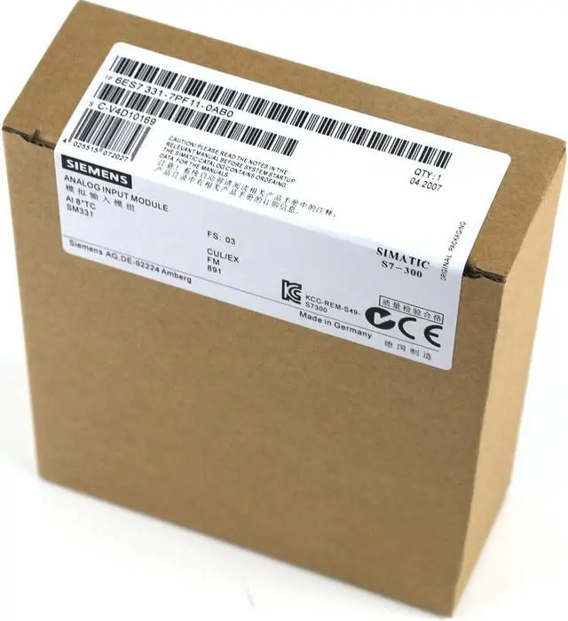 Alt view image 4 of 5 - 1PCS Brand New Siemens PLC Module 6ES7331-7PF11-0AB0 6ES7 331-7PF11-0AB0