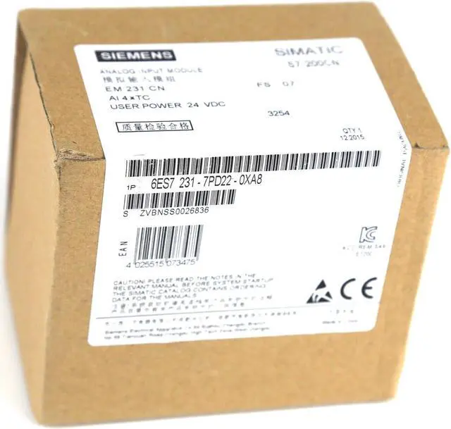 Alt view image 3 of 4 - New In Box SIEMENS 6ES7231-7PD22-0XA8 6ES7 2317PD220XA8 Programmable Controller