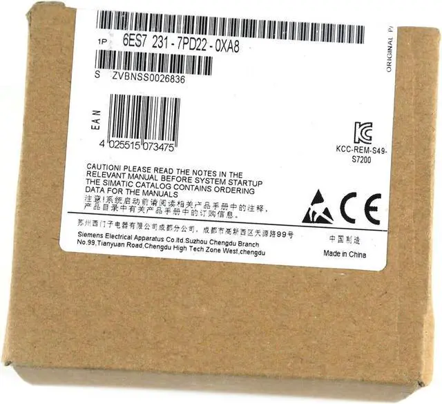 Alt view image 4 of 4 - New In Box SIEMENS 6ES7231-7PD22-0XA8 6ES7 2317PD220XA8 Programmable Controller