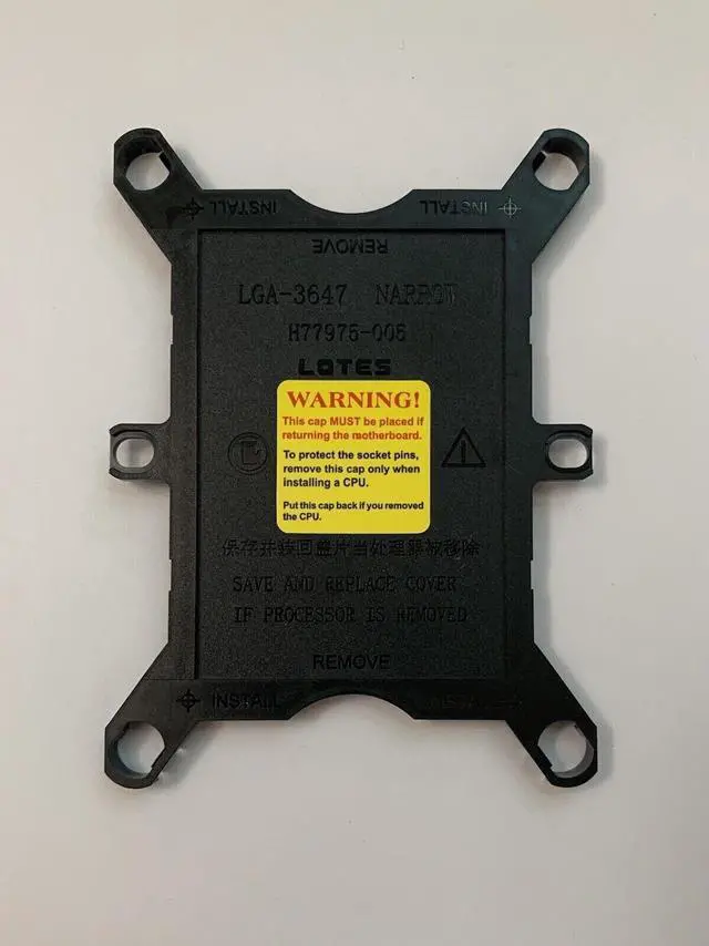 Alt view image 2 of 3 - LOT 10 Pcs LGA-3647 Intel CPU Xeon Socket Protector Cover Narrow H77975-005