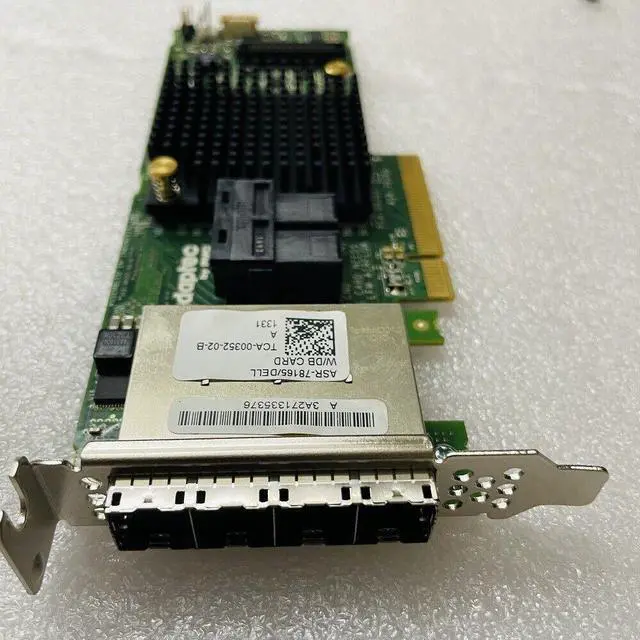 Alt view image 4 of 4 - ADAPTEC ASR-78165 DELL 4-Port SAS/SATA 6Gb/s RAID card Low Bracket +8643 cable