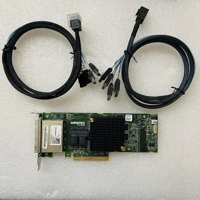 Main image of ADAPTEC ASR-78165 DELL 4-Port SAS/SATA 6Gb/s RAID card Low Bracket +8643 cable