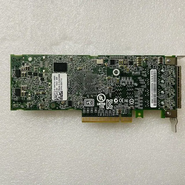 Alt view image 3 of 4 - ADAPTEC ASR-78165 DELL 4-Port SAS/SATA 6Gb/s RAID card Low Bracket +8643 cable