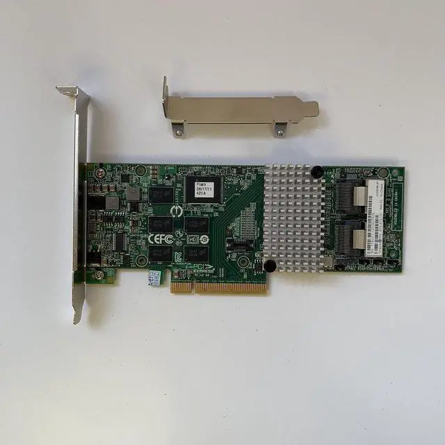 Alt view image 4 of 4 - New LSI 9261-8i 8-port PCI-E 6Gb/s RAID Controller Card + 2PCS 8087 to 4*SATA