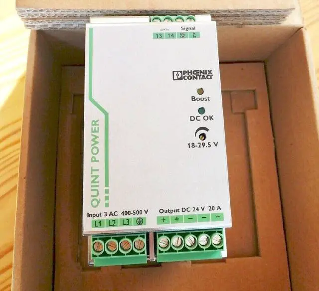 Alt view image 2 of 2 - 1pcs Phoenix Power Supply QUINT-PS/3AC/24DC/20 ( 2866792 ) New In Box
