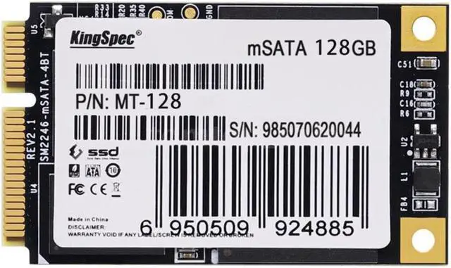 Main image of KingSpec MSATA PCI-E 128GB 128 GB MLC Digital Flash SSD Storage Device 42MM