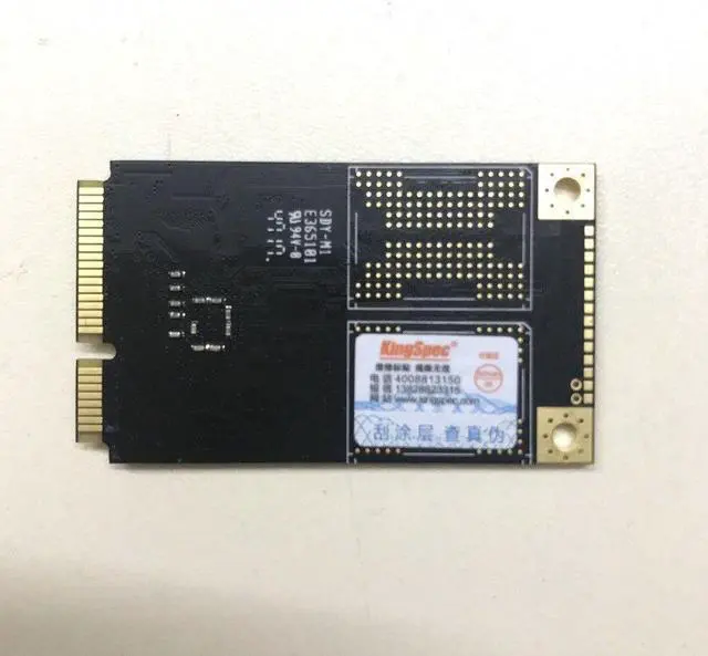 Alt view image 3 of 3 - KingSpec MSATA PCI-E 128GB 128 GB MLC Digital Flash SSD Storage Device 42MM