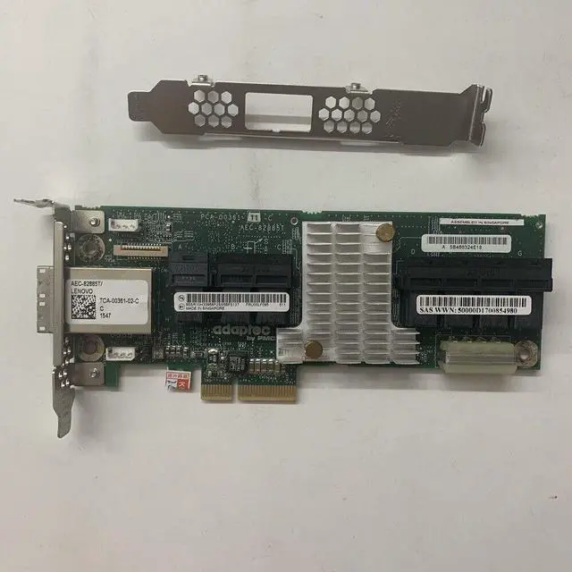 Alt view image 3 of 7 - Adaptec 2283400-R AEC-82885T/36Port 12Gb/s Expander Card 82885T + 7* 8643 cable