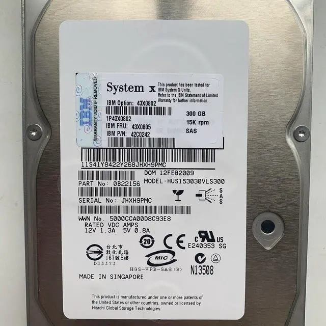 Alt view image 3 of 4 - 43X0805/43X0802/42C0242/43W7506/43W7508- IBM 300GB 15K HOT SWAP 3.5" SAS Tray