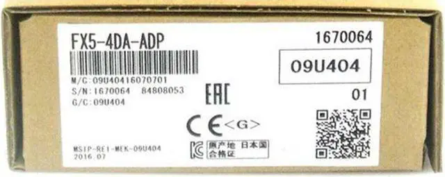 Alt view image 3 of 3 - NEW MITSUBISHI FX5-4DA-ADP PLC Module