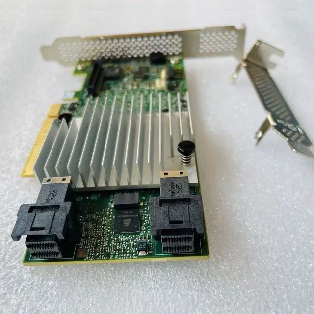 Alt view image 2 of 7 - LSI S3108 9362-8i 1GB PCI-E 3.0 CVM02 12Gb/s RAID Controller +KEY BBU 8643 cable