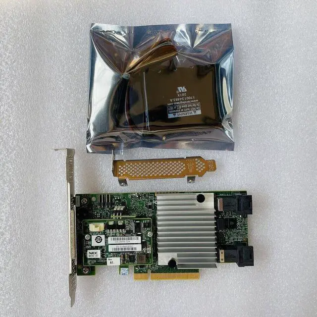 Alt view image 3 of 7 - LSI S3108 9362-8i 1GB PCI-E 3.0 CVM02 12Gb/s RAID Controller +KEY BBU 8643 cable