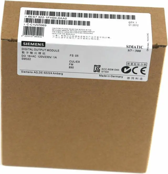 Alt view image 2 of 4 - 1PCS Unopened Brand New Siemens 6ES7322-1FH00-0AA0 6ES7 322-1FH00-0AA0