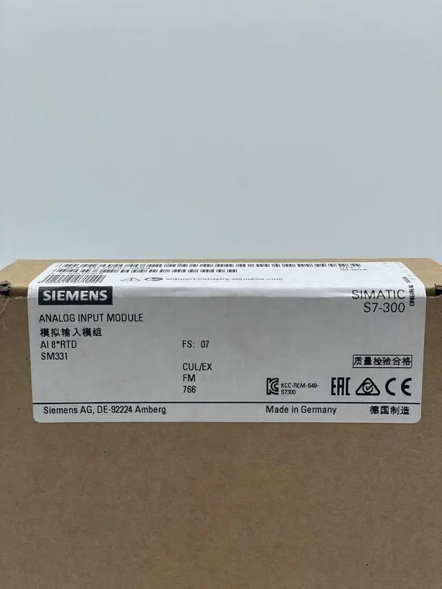 Alt view image 3 of 4 - 1PCS Unopened Siemens PLC 6ES7 331-7PF01-0AB0 6ES7331-7PF01-0AB0 New In Box