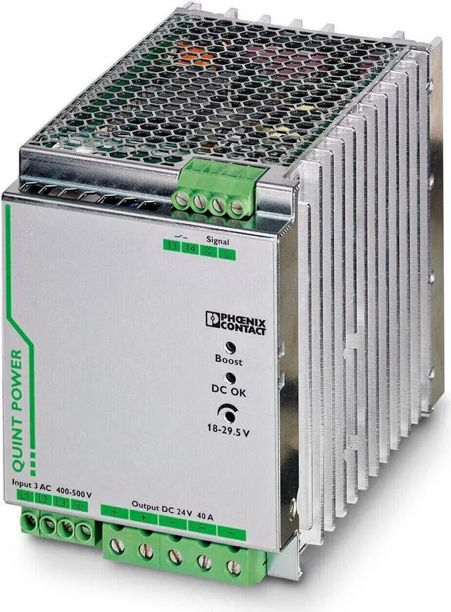 Alt view image 2 of 2 - New In Box PHOENIX CONTACT 2866802 QUINT-PS/3AC/24DC/40 Power Supply Unit