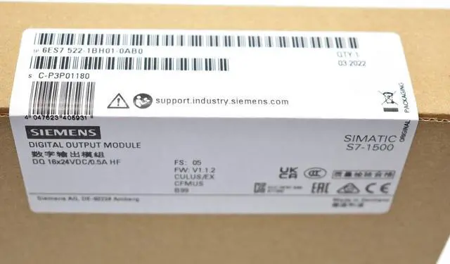 Main image of 1PCS SIEMENS 6ES7522-1BH01-0AB0 New In Box Fast ship 6ES7 522-1BH01-0AB0