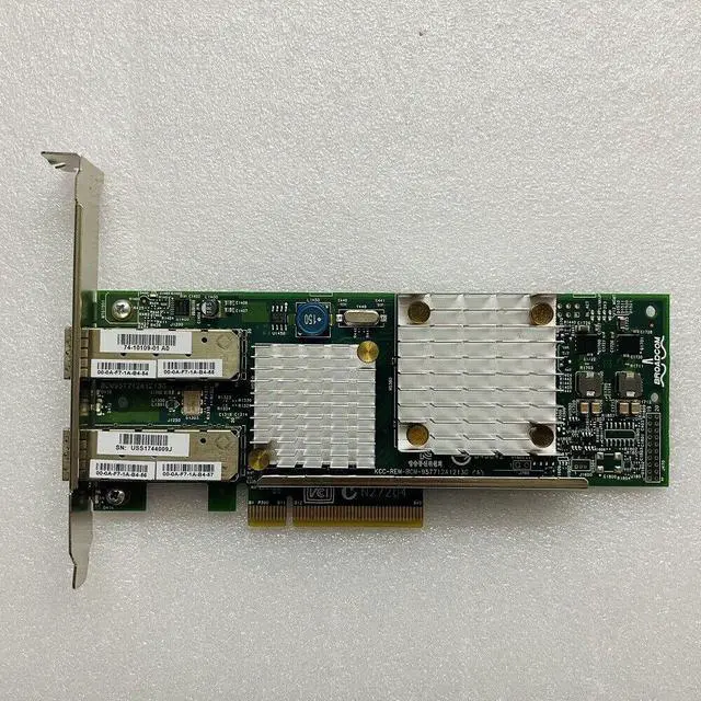 Alt view image 2 of 4 - Broadcom BCM957712A1213G NetXtreme Dual Port 10Gb PCIe Network Card high Bracket