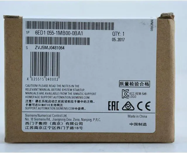 Alt view image 2 of 6 - 1PCS New 6ED1 055-1MB00-0BA1 6ED1055-1MB00-0BA1 Siemens PLC Expansion Module