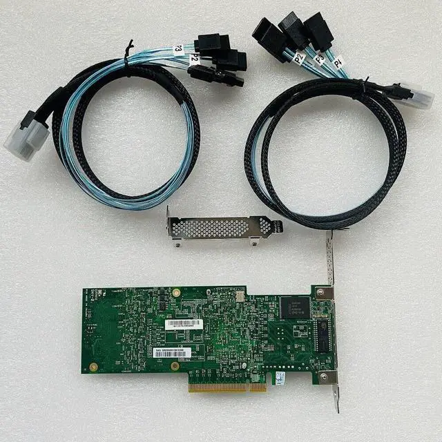 Alt view image 3 of 4 - AOC-SAS2LP-H8IR Supermicro AOC-SAS2LP-H8IR RAID Card + 2PCS 8087 SATA