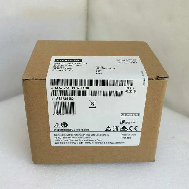 Main image of 1PCS Unopened New & Genuine Siemens 6ES7 223-1PL32-0XB0 6ES7223-1PL32-0XB0